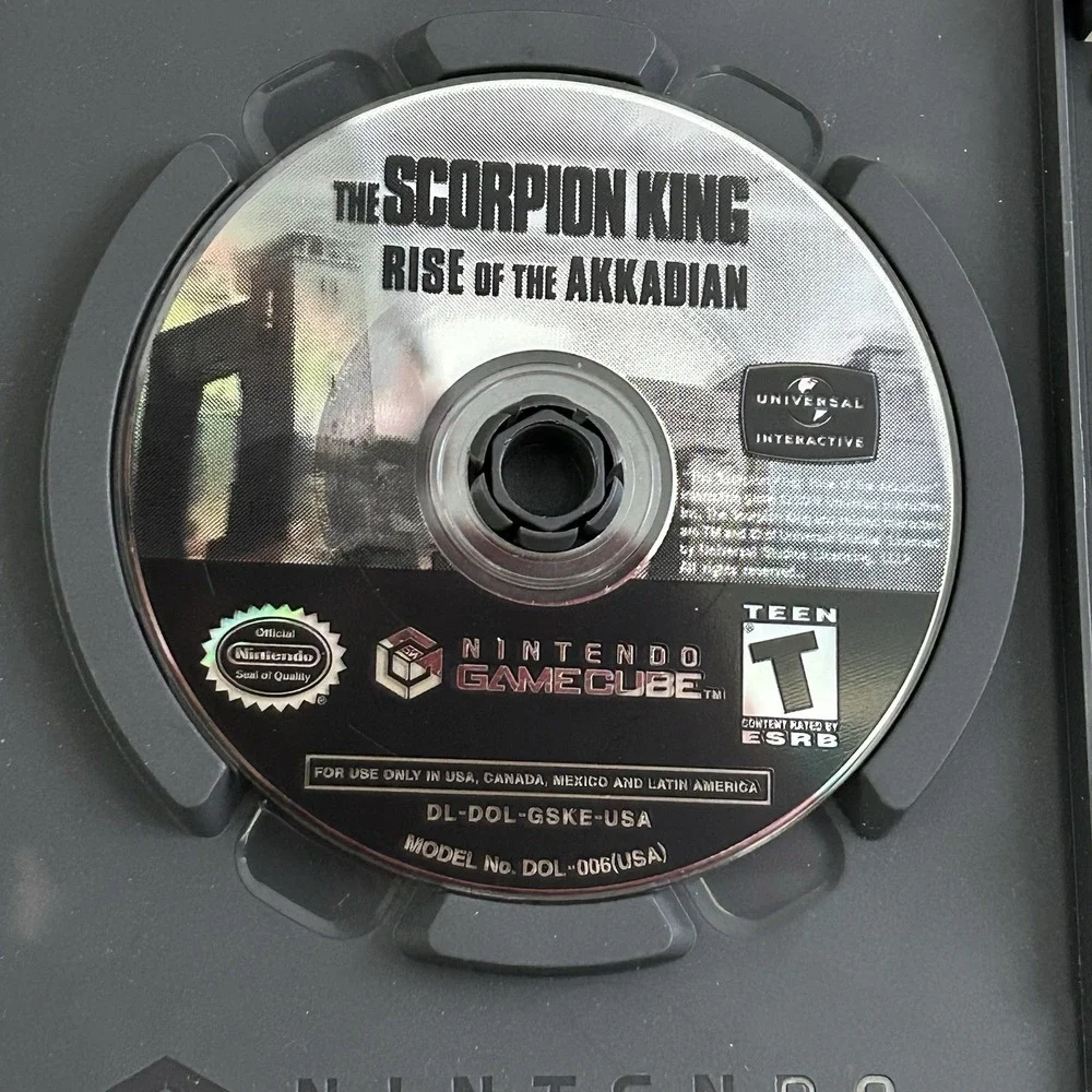 Scorpion King: Rise of the Akkadian (Nintendo GameCube, 2002) CIB Tested